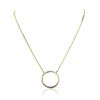 Image 2 : 18KT Yellow Gold 1.00ctw Diamond Pendant With Chain