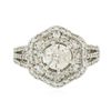 Image 1 : 14KT White Gold 1.72ctw Diamond Ring