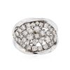 Image 1 : 14KT White Gold 1.40ctw Diamond Ring