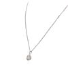 Image 3 : 14KT White Gold 1.02ctw Diamond Pendant With Chain