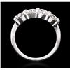 Image 3 : 14KT White Gold 1.38ctw Diamond Ring