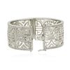 Image 3 : 14KT White Gold 1.59ctw Diamond Bangle Bracelet