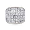 Image 1 : 14KT White Gold 8.10ctw Diamond Ring