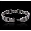 Image 3 : 14KT White Gold 0.59ctw Diamond Bracelet