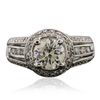 Image 1 : 14KT White Gold 2.02ctw Diamond Ring