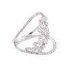 Image 2 : 14KT White Gold 1.05ctw Diamond Ring