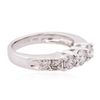 Image 2 : 14KT White Gold 1.00ctw Diamond Ring