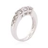 Image 3 : 14KT White Gold 1.00ctw Diamond Ring