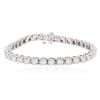 Image 1 : 14KT White Gold 5.65ctw Diamond Tennis  Bracelet