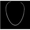 Image 1 : 14KT White Gold 5.73ctw Diamond Necklace