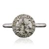 Image 1 : 14KT White Gold 1.39ctw Diamond Ring