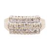 Image 1 : 14KT Two-Tone Gold 0.50ctw Diamond Ring