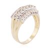 Image 3 : 14KT Two-Tone Gold 0.50ctw Diamond Ring