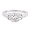 Image 1 : 18KT White Gold 1.42ctw Diamond Ring