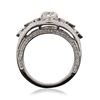 Image 3 : 18KT White Gold 2.19ctw Diamond Ring