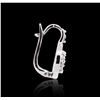 Image 2 : 14KT White Gold 1.86ctw Diamond Earrings