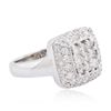 Image 2 : 14KT White Gold 1.55ctw Diamond Ring