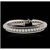 Image 1 : 14KT White Gold 3.02ctw Diamond Tennis  Bracelet