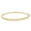 Image 1 : 14KT Yellow Gold 1.11ctw Diamond Bangle