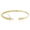Image 3 : 14KT Yellow Gold 1.11ctw Diamond Bangle
