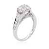 Image 3 : 14KT White Gold 1.12ctw Diamond Ring