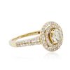 Image 2 : 14KT Yellow Gold 1.37ctw Diamond Ring