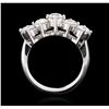 Image 3 : 14KT White Gold 1.67ctw Diamond Ring