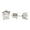 Image 2 : 14KT White Gold 1.38ctw Diamond Stud Earrings