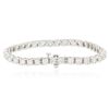Image 2 : 14KT White Gold 5.18ctw Diamond Tennis Bracelet