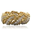 Image 1 : 18KT Yellow and White Gold 8.91ctw Diamond Bracelet