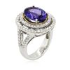 Image 3 : 14KT Two-Tone 4.50ct Tanzanite and Diamond Ring