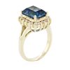 Image 3 : 14KT Yellow Gold 3.00ct Topaz and Diamond Ring