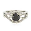 Image 1 : 14KT White Gold 1.54ctw Diamond Ring