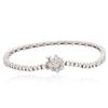 Image 2 : 18KT White Gold 2.55ctw Diamond Tennis Bracelet