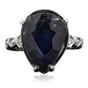 Image 1 : 14KT White Gold 10.13ct Sapphire and Diamond Ring
