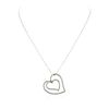 Image 1 : 14KT White Gold 0.86ctw Diamond Pendant With Chain