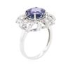Image 3 : 14KT White Gold 3.36ct Tanzanite and Diamond Ring