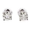 Image 1 : 14KT White Gold 1.00ctw Diamond Solitaire Earrings