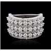 Image 1 : 14KT White Gold 2.59ctw Diamond Ring