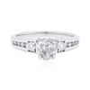 Image 1 : 14KT White Gold 1.02ctw Diamond Ring