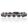 Image 1 : 14KT White Gold 9.20ctw Tanzanite and Diamond Bracelet