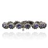 Image 2 : 14KT White Gold 9.20ctw Tanzanite and Diamond Bracelet
