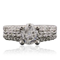 14KT White Gold 1.87ctw Diamond Ring