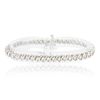 Image 1 : 14KT White Gold 2.51ctw Diamond Tennis Bracelet
