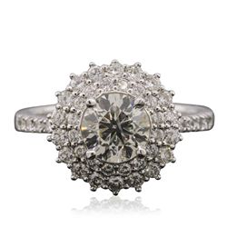 14KT White Gold 1.79ctw Diamond Ring