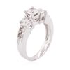 Image 3 : 14KT White Gold 1.20ctw Diamond Ring