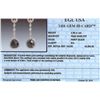 Image 3 : 14KT White Gold 4.64ctw Black Diamond Earrings