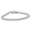 Image 1 : 14KT White Gold 4.64ctw Diamond Tennis  Bracelet