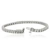 Image 3 : 14KT White Gold 4.64ctw Diamond Tennis  Bracelet