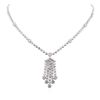 Image 1 : 14KT White Gold 4.81ctw Diamond Necklace